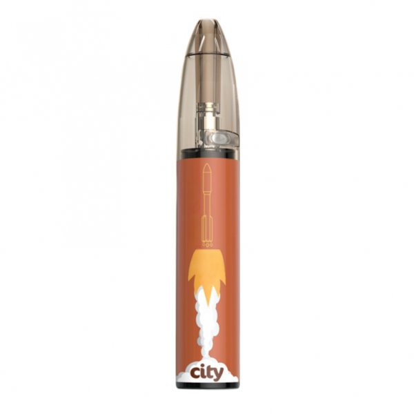 Купить City Rocket - Гагарин (Манго, Персик, Арбуз), 4000 затяжек, 18 мг (1,8%)