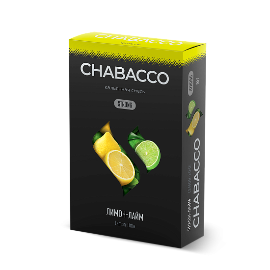 Купить Chabacco STRONG - Lemon-Lime (Лимон-Лайм) 50г